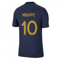 Fotbalové Dres Francie Kylian Mbappe #10 Domácí MS 2022 Krátký Rukáv